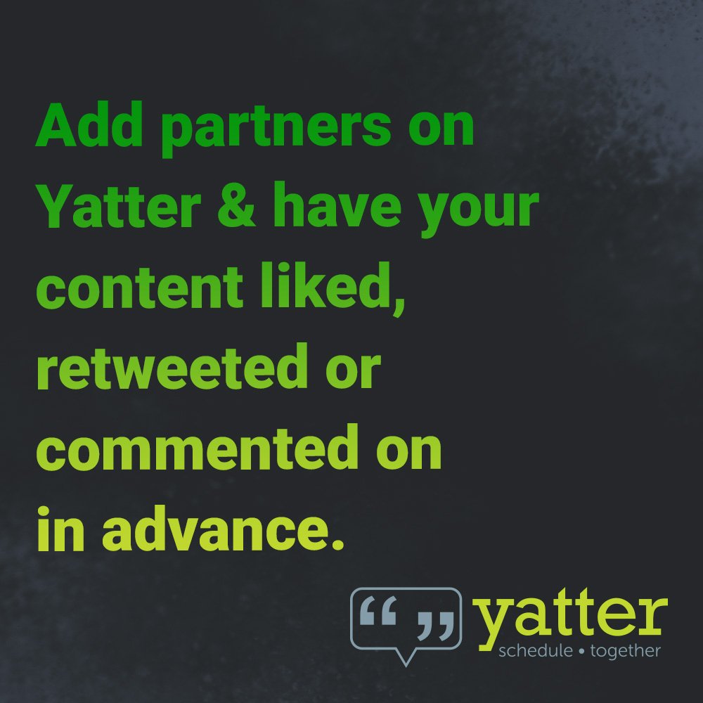 No. More. Zeroes. With Yatter, marketers can get activity on a social post BEFORE it's published. Phew  ❤ #SMM