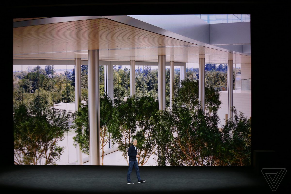 Zahrani_iz7's tweet image. صور مقر أبل الجديد 👏

#موتمرApple