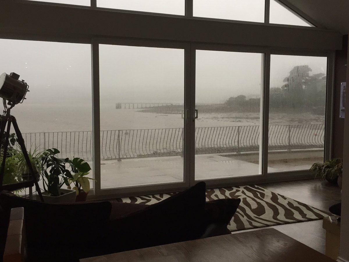 MsGlou4's tweet photo. Bring back the sun 😫⛈🌪☔️ Pretty sure Torpoint is flooding! https://t.co/4f6RNMgMNt
