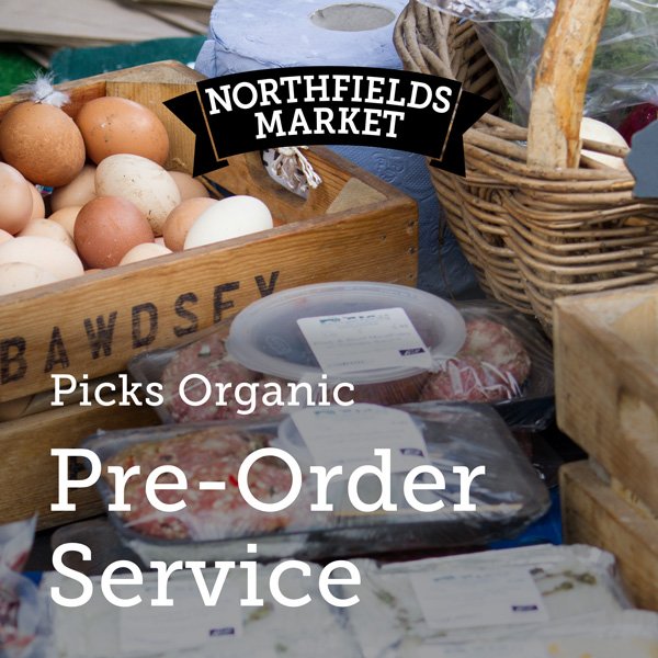 EatMeDrinkMeLDN's tweet photo. You can pre-order all your 💯 #Organic veg &amp;meats @PicksOrganic Make a List then.. Head 👉🏽 https://t.co/wCBPmUX8lR #NorthfieldsMarket #Ealing https://t.co/AnZdkdCN7P