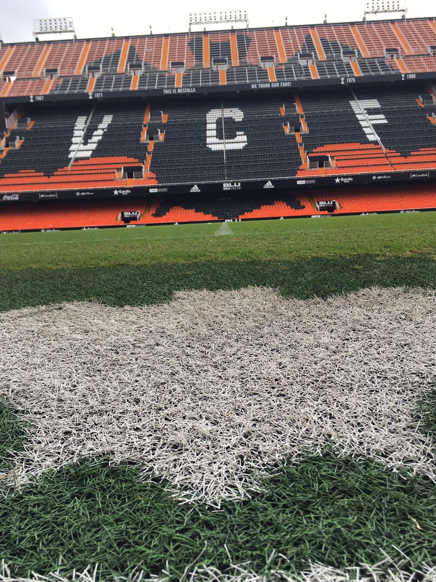 Today I visited Estadio de Mestalla. It is the home ground of Valencia Club de Fútbol. AMUNT VALENCIA! ⚽️ <a href="/valenciacf/">Valencia CF</a> #ValenciaCF #LaLiga