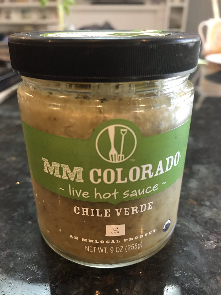 Probiotic Guacamole, anyone? 🥑 Avocado + MM Local Chile Verde + sprinkle of salt. Mash it all together, add 🍅 or not. Enjoy!