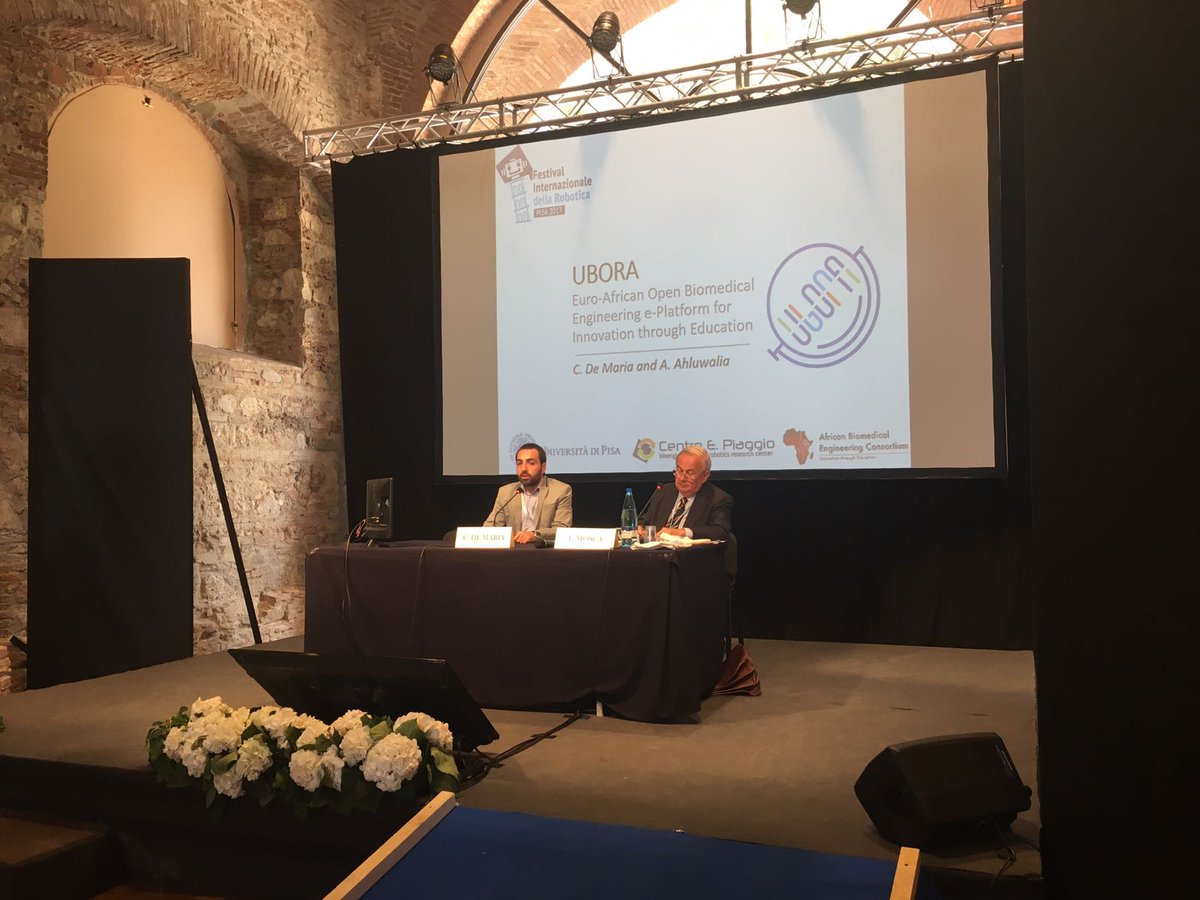 UBORA project at #festivaldellarobotica in #Pisa. Technologies for Humanitarian Cooperation <a href="/Unipisa/">Università di Pisa</a> <a href="/CPiaggioUniPisa/">CentroPiaggioUniPisa</a>