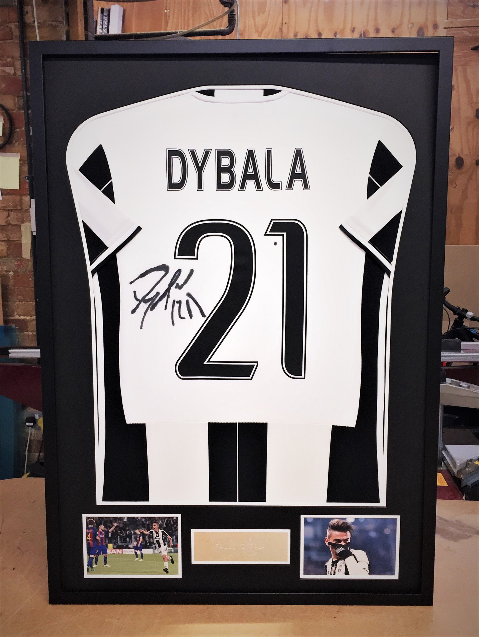 dybala signed jersey
