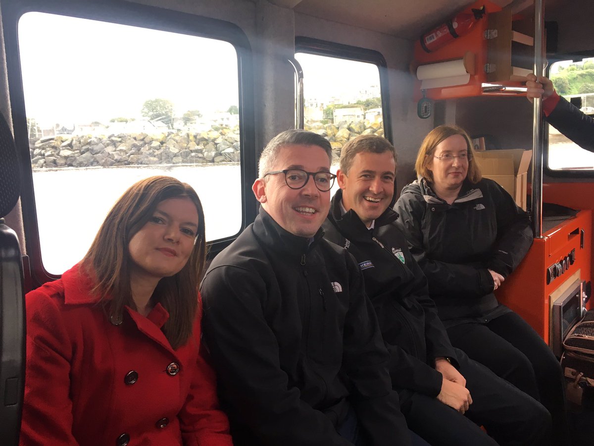 frances_black's tweet photo. Travelling to Rathlin Island earlier with Joint Oireachtas Committee on the Implementation of the Good Friday Agreement to meet RDCA #brexit https://t.co/8yYoFUX3X5