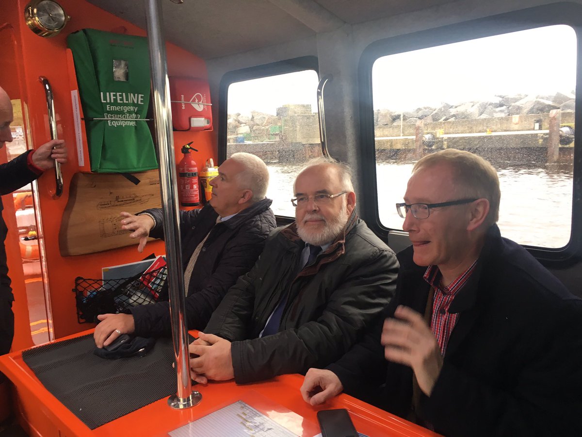 frances_black's tweet photo. Travelling to Rathlin Island earlier with Joint Oireachtas Committee on the Implementation of the Good Friday Agreement to meet RDCA #brexit https://t.co/8yYoFUX3X5