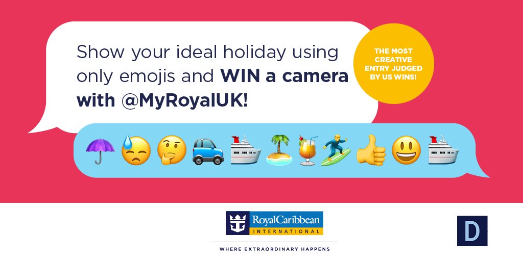 DublinLive's tweet photo. WIN a digital camera with @MyRoyalUK ! Just tell us your ideal holiday using only emojis #soundofadventure https://t.co/UY2CKcV6Fg https://t.co/zQeW8RLMcR