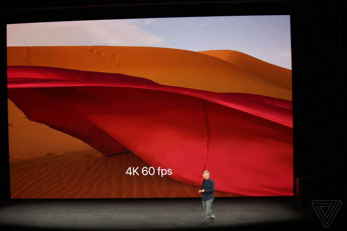 Камера iPhone 8 снимает видео 4K 60 кадров/сек. Ещё недавно на это не были способны профессиональные видеокамеры. А теперь – смартфон.