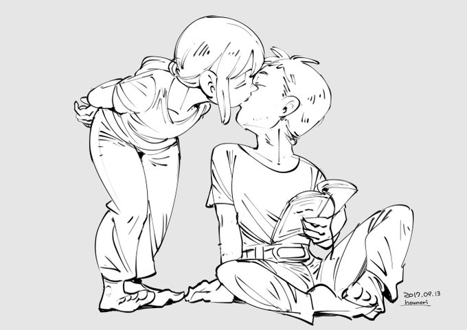 お絵描き:通りすがり 