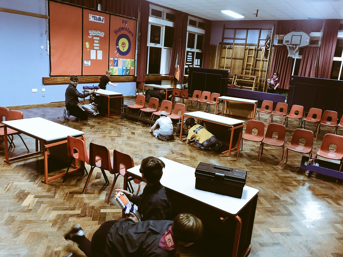 Wow! What a game! Excellent evening so far visiting 5th Hucknall Scouts! #youshape