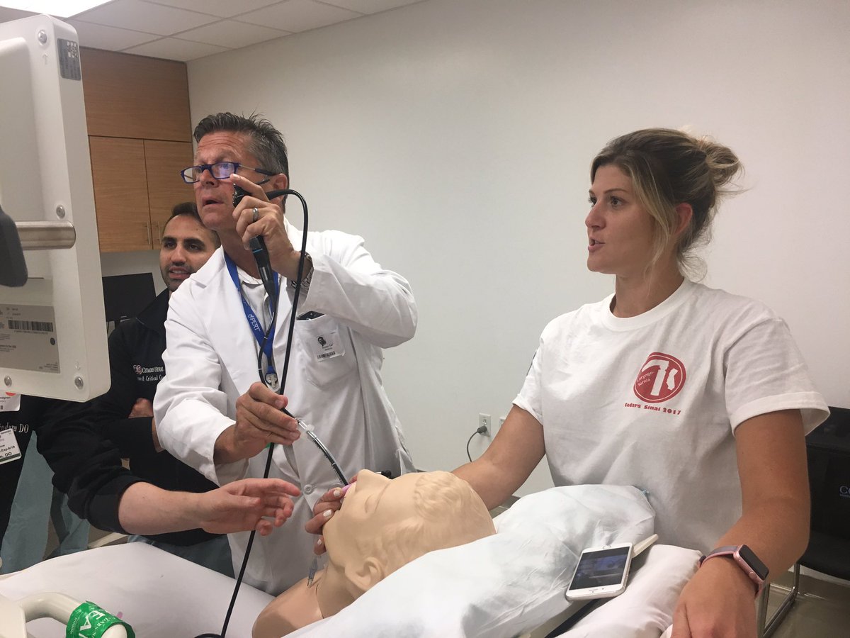 jameshorowitzmd's tweet photo. @CedarsSinai Airway Course crushed it! Thx to directors @OrenFriedman &amp; @FMaeWestMD &amp; rest of the faculty! 
(And lots of #SALAD) https://t.co/Roo6srMuzh
