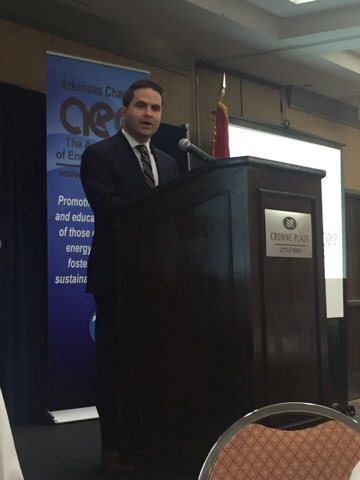 warwicksabin's tweet photo. I was very honored to deliver the keynote address at today's Arkansas Energy Efficiency Conference hosted by @ArkansasAEE. https://t.co/bJerDkMCXx