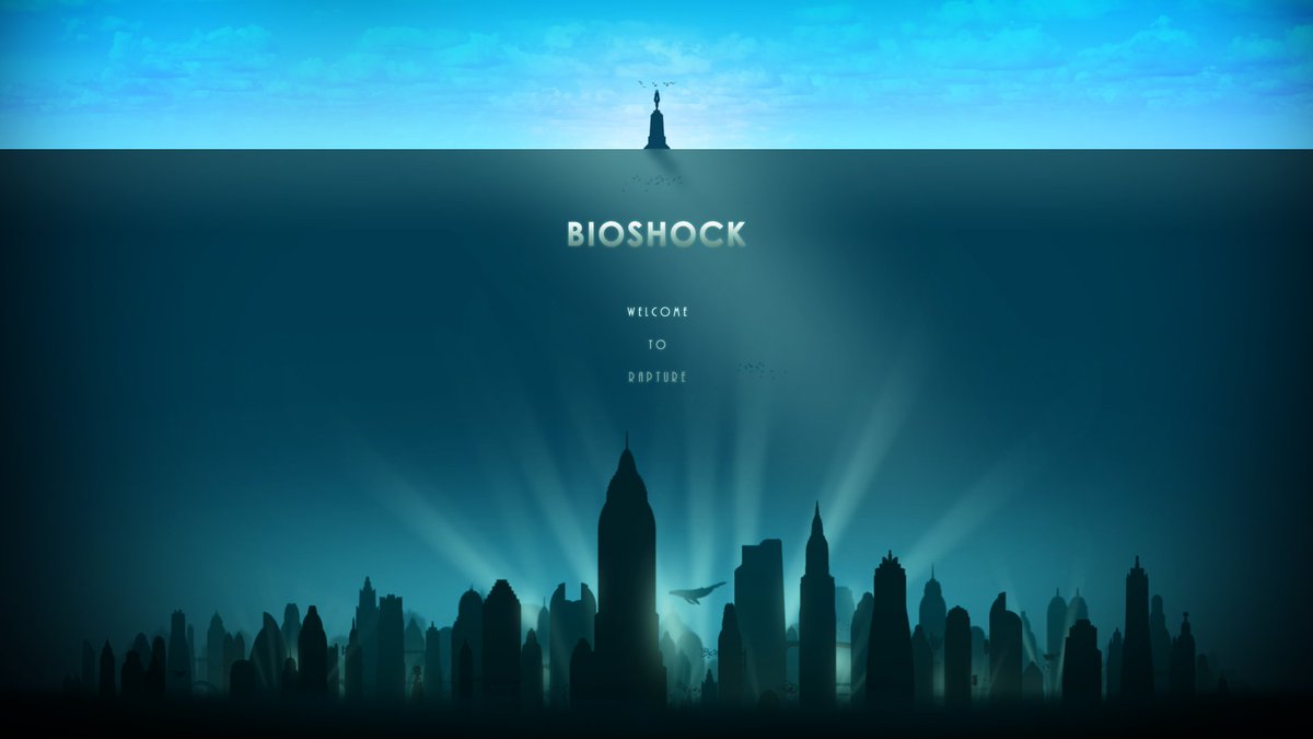 An old Bioshock wallpaper I made after playing it last year, great game! Bioshock Infinite is also fantastic. #BioShock