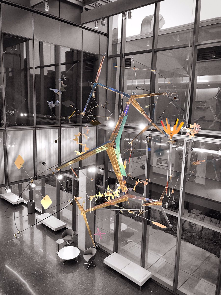 J_Ting1's tweet photo. William Eckhardt Research Center @UChicagoIME mobile hanger (colored during this morning's transit) ⚗️🎨 #creativechemists #MolecularEngineer https://t.co/konx6fwuzZ