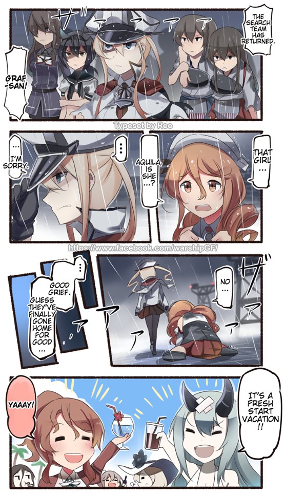 Makotosama_85's tweet photo. Graf-sama no se rinde nunca #Hatsuzuki #Myoukou #Kaga #Akagi #Aquila #Graf #Abyssal #Kancolle #KantaiCollection https://t.co/mKd7ys16sZ