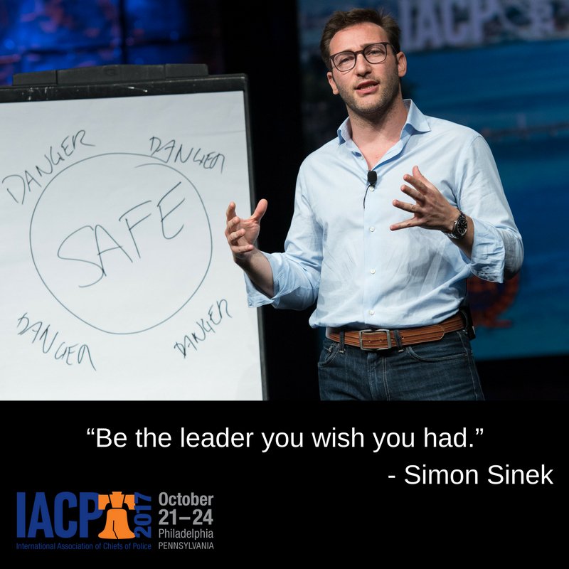 TheIACP's tweet photo. Want to brush up on what Simon Sinek said @ #IACP2016 before #IACP2017? Members can watch 2016 education sessions https://t.co/2xX3ocUjf5 https://t.co/D4B6Kah7ft