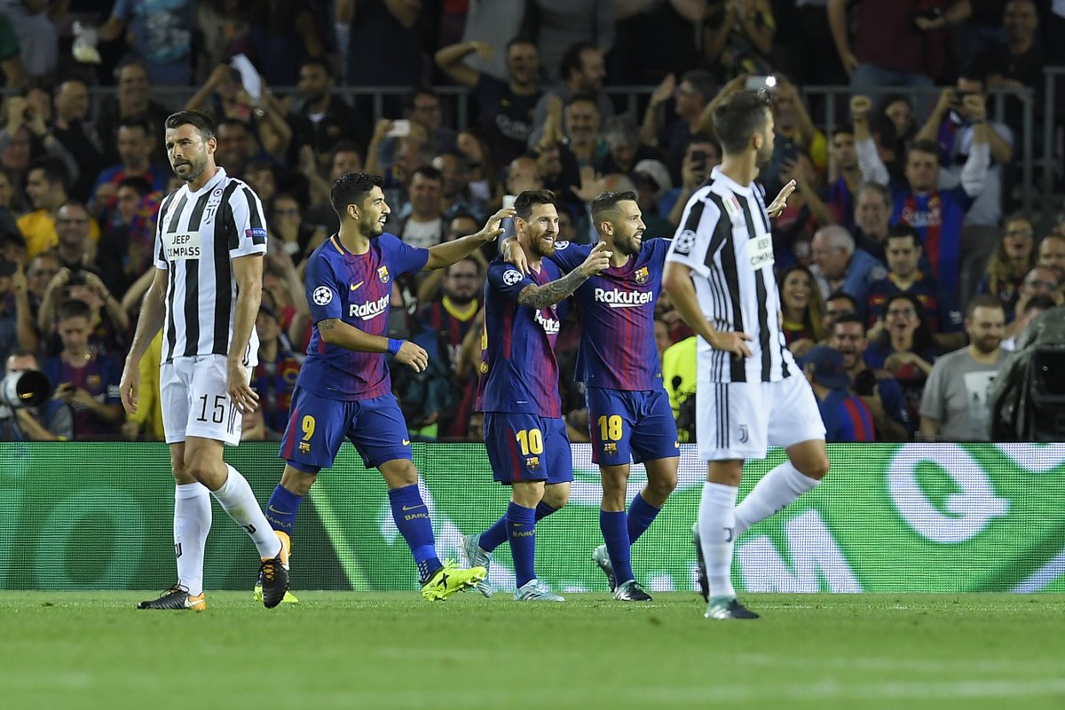 legitngnews's tweet photo. Magical Messi scores first ever goals against Buffon as Barcelona embarrass Juventus

Read more: https://t.co/mIQgHEUaX1 https://t.co/0sEOWVefOU