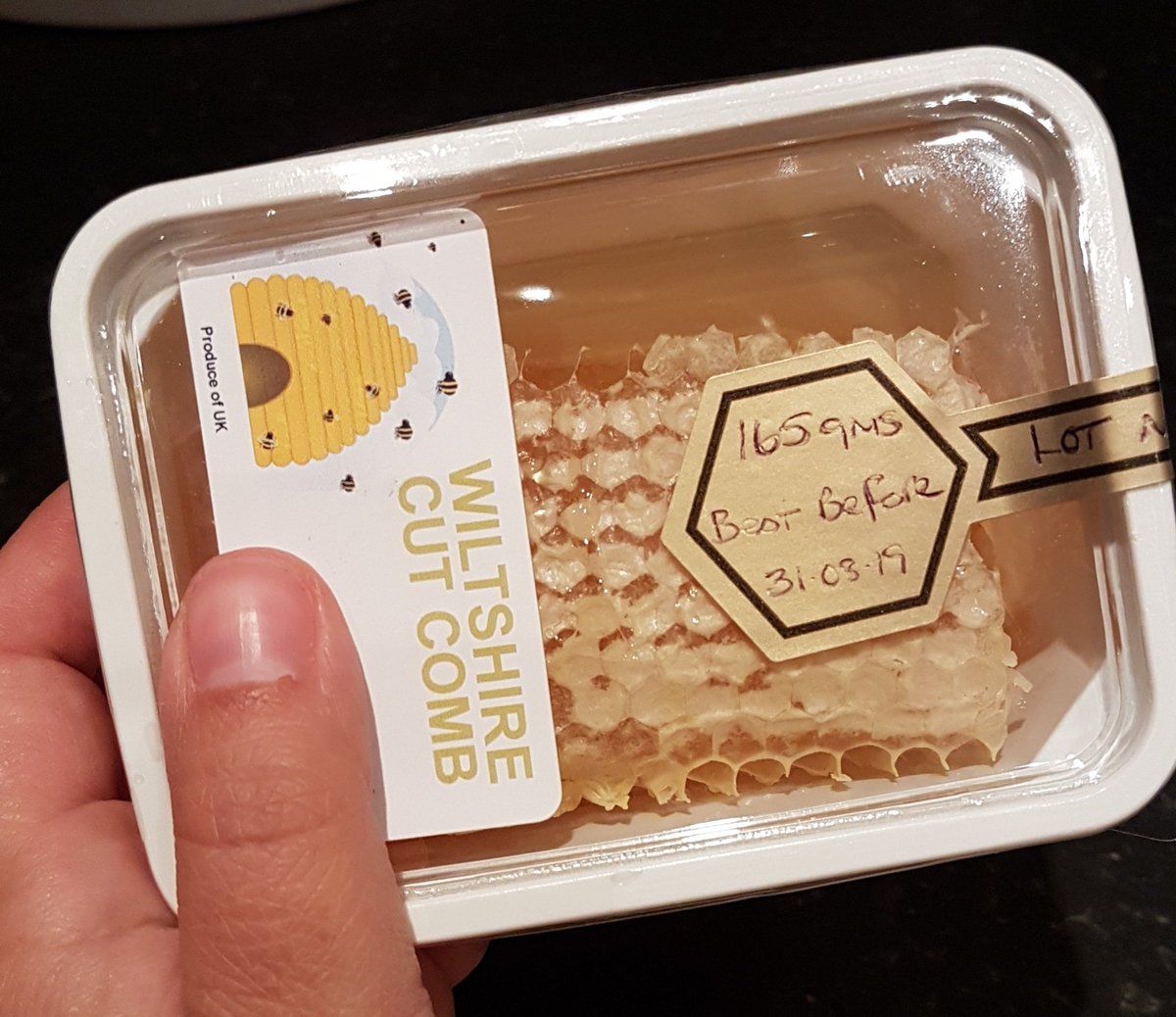 Whos for some delicious #local #Wiltshire cut #honey #comb 🐝🍯