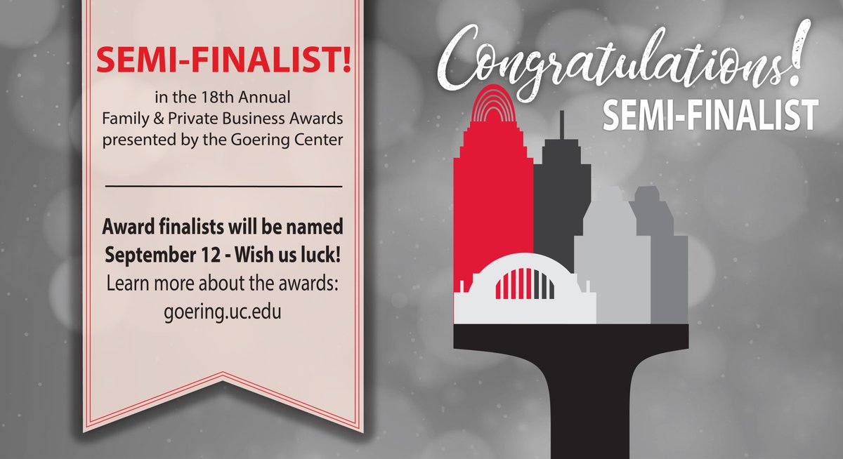 CareStar's tweet photo. CareStar named Semi-finalist 2017 Goering Center Biz Awards #GoeringCenter #UniversityofCincinnati #CareStar https://t.co/etac0P1ted