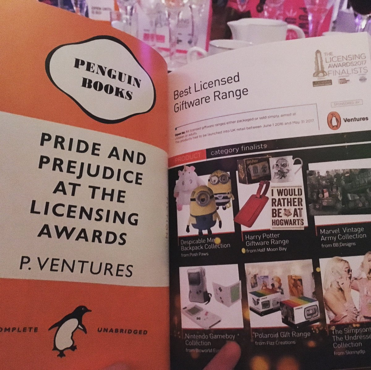 LicensePenguin's tweet photo. So proud to be sponsoring an award at @licensingawards
#licensingawards17 #LicensingAwards2017
#teamventures #penguinventures https://t.co/f9qjur6mal