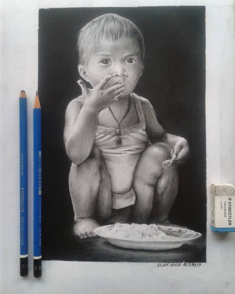 ArtOfClintNixo's tweet image. Street Children Portrait Series # 4