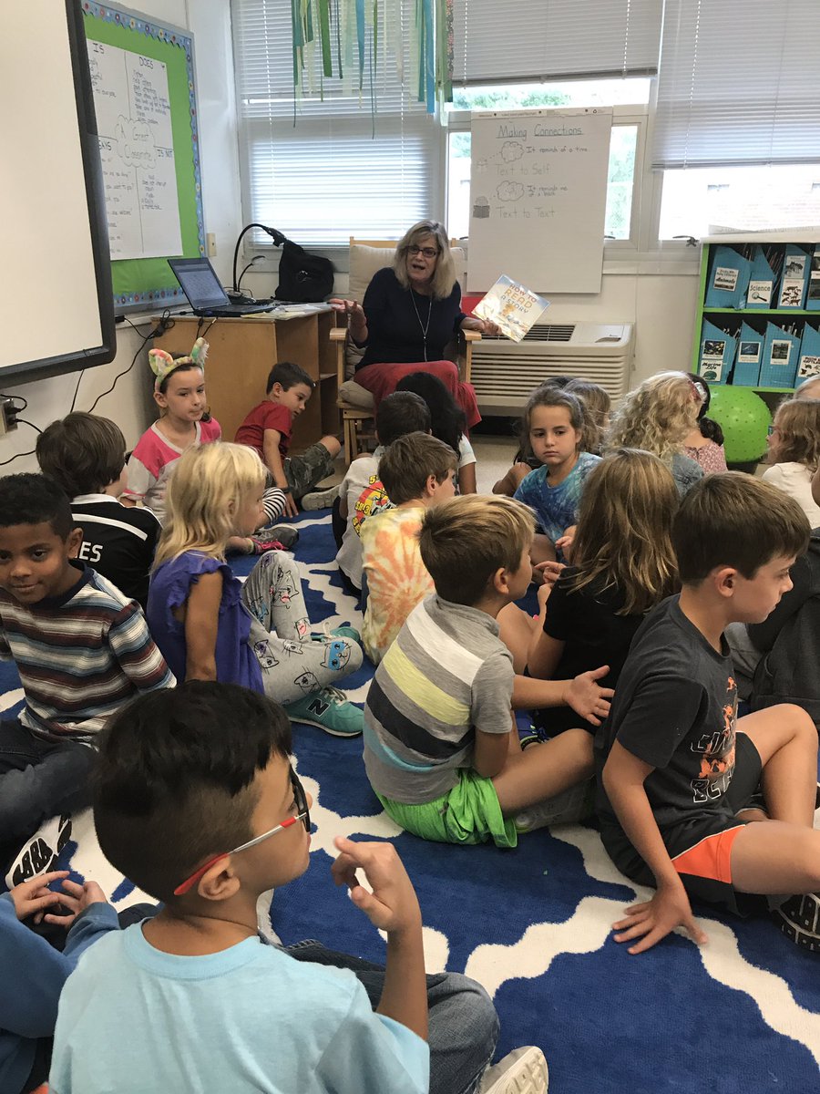 Soulofateacher's tweet photo. I had an awesome visit with Mrs Smyth's 2nd grade class. I love the book @Amconley49 read so I ordered it! #howtoreadastory #turnandtalk https://t.co/bJMZayYd7V