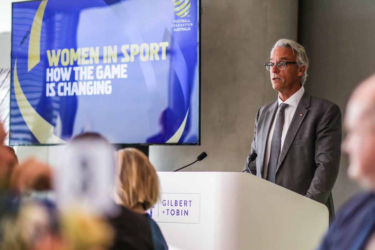 FootballAUS's tweet photo. We're at @gtlaw this morning for our Women in Business and Sport Breakfast with our @TheMatildas in attendance! https://t.co/o4fj7mbOSD