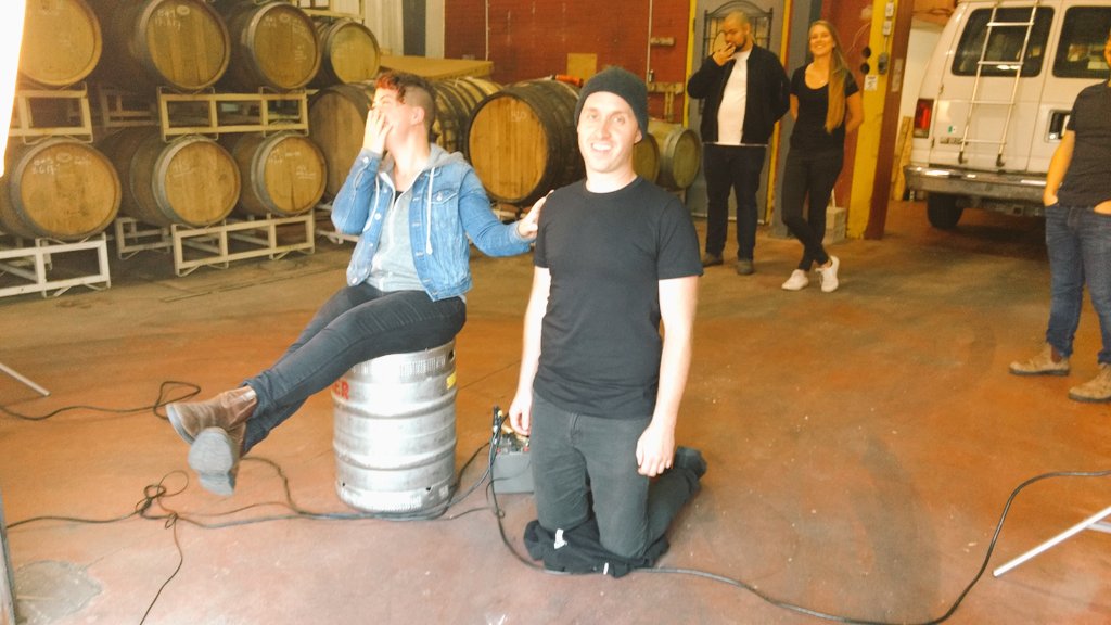 nigelpjenkins's tweet photo. Photo shoot laughs with @hillsburnband and @ktlamond #issaband https://t.co/MmwM1uD71n