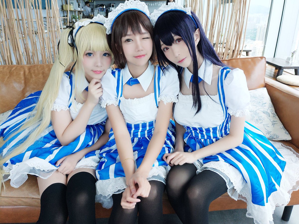 💗三人の写真💗
霞ケ丘詩羽:@MasterAoko
英梨々：@nevilkin0214  
加藤恵:@5iceCf 
#冴えない彼女の育てかた# https://t.co/e9M6cHo9nn