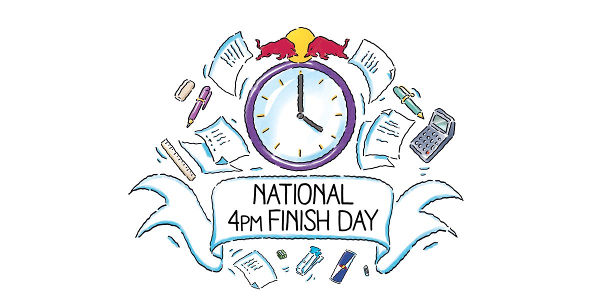 RedBullUK's tweet image. We're challenging you to work smarter and be more productive so you can enjoy a #4pmFinish redbull.co.uk/4pmfinish