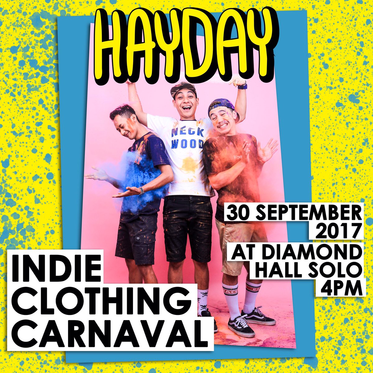 HAYDAY (@haydaypoppunk) on Twitter photo #HAYDAYSHOW Hallo, Solo! Sampai jumpa di Diamond Hall Solo :) <a href="/solo_radio/">92.9 FM Solo Radio</a> @Lensa_Indie <a href="/indiebandung/">Indie Bandung</a> <a href="/INFOINFOGIGS/">Seputar Indie & Gigs</a> <a href="/indiclothingxpo/">Indie Clothing Expo</a> #HAYDAYSHOW Hallo, Solo! Sampai jumpa di Diamond Hall Solo :) <a href="/solo_radio/">92.9 FM Solo Radio</a> @Lensa_Indie <a href="/indiebandung/">Indie Bandung</a> <a href="/INFOINFOGIGS/">Seputar Indie & Gigs</a> <a href="/indiclothingxpo/">Indie Clothing Expo</a>