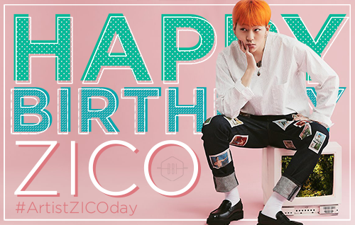blockbintl's tweet photo. [TREND] It’s officially Zico's birthday! BBCs, let’s start trending! #ArtistZICOday https://t.co/f8HN225i5J