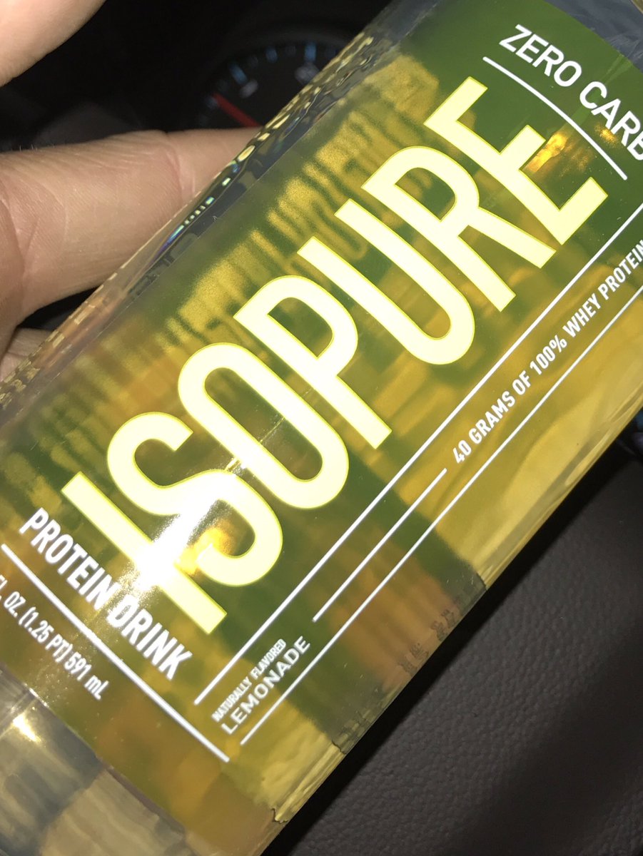 ClintStoerner's tweet photo. That @ISOPURECOMPANY Lemonade is 🔥folks..popped the top straight outta @d1_littlerock & got it in post workout #Recovery #FightinFatherTime https://t.co/sxQVJwC5I2