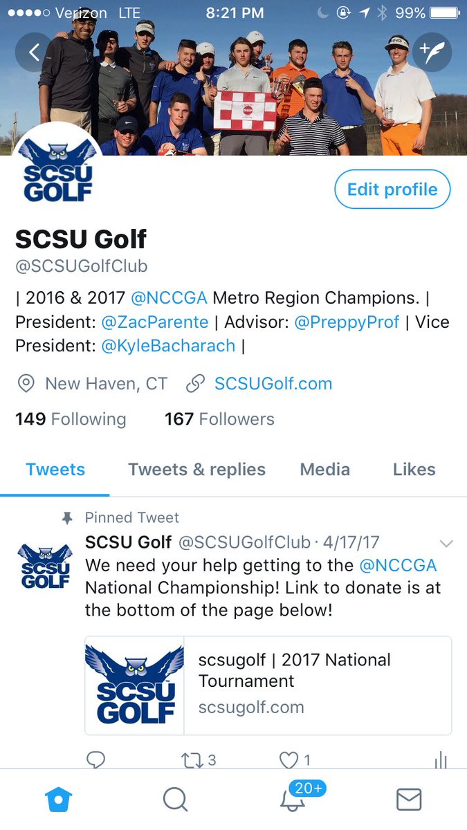 SCSUGolfClub's tweet image. You vs. the chick she told you not to worry about 👀 @SCSUGolf