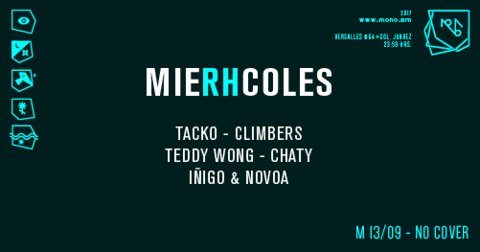 Revive los #miéRHcoles en #MONO 
⭕️ Barra de #Chupitos en #Mono
#NoCover
23:59
Versalles, 64