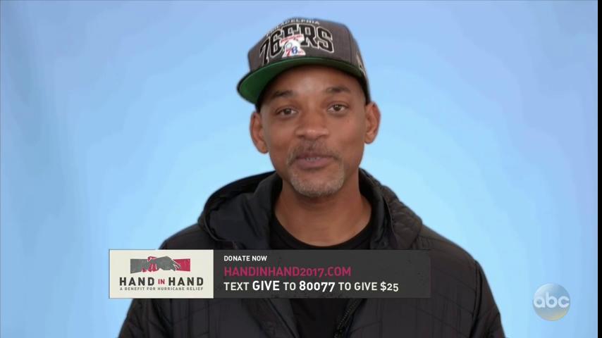 Will Smith: "Let's do our part and pay our rent for our room on this planet that we all share." abcn.ws/2fgkGlF #HandInHand