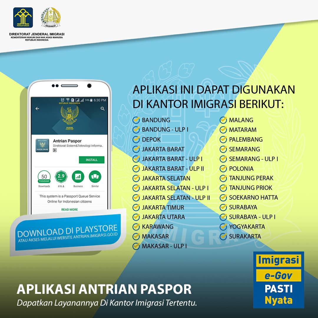 Ilustrasi memilih Kantor Imigrasi