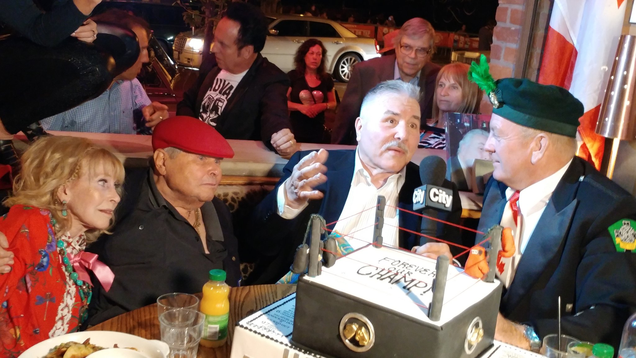 Happy Birthday George Chuvalo!!  What a turnout!! 