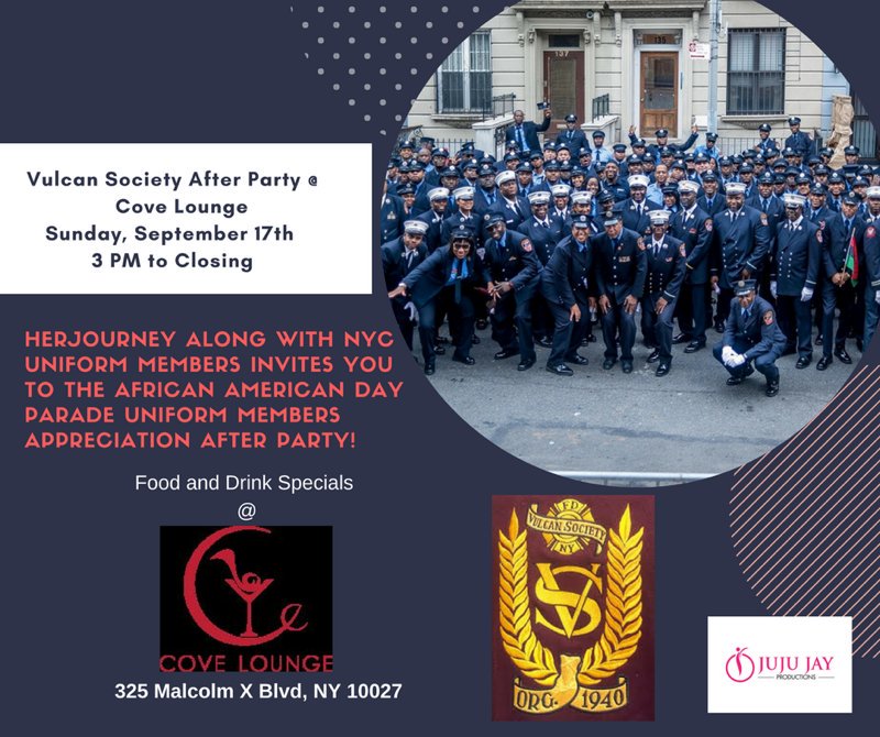 Ladies! Join us and @vscorresponding this Sunday for their #AfricanAmericanDayParade after party @coveloungenyc! #NYC #CallingAllWomen