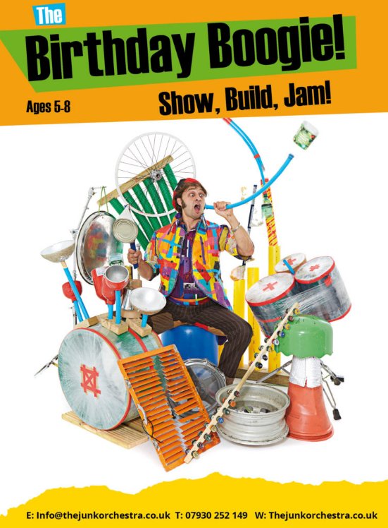 junkorchestraUK's tweet photo. book us for your birthday party!  watch a show - build your band - then jam!

https://t.co/mWF9eqoYZq https://t.co/wI2bIESxeN