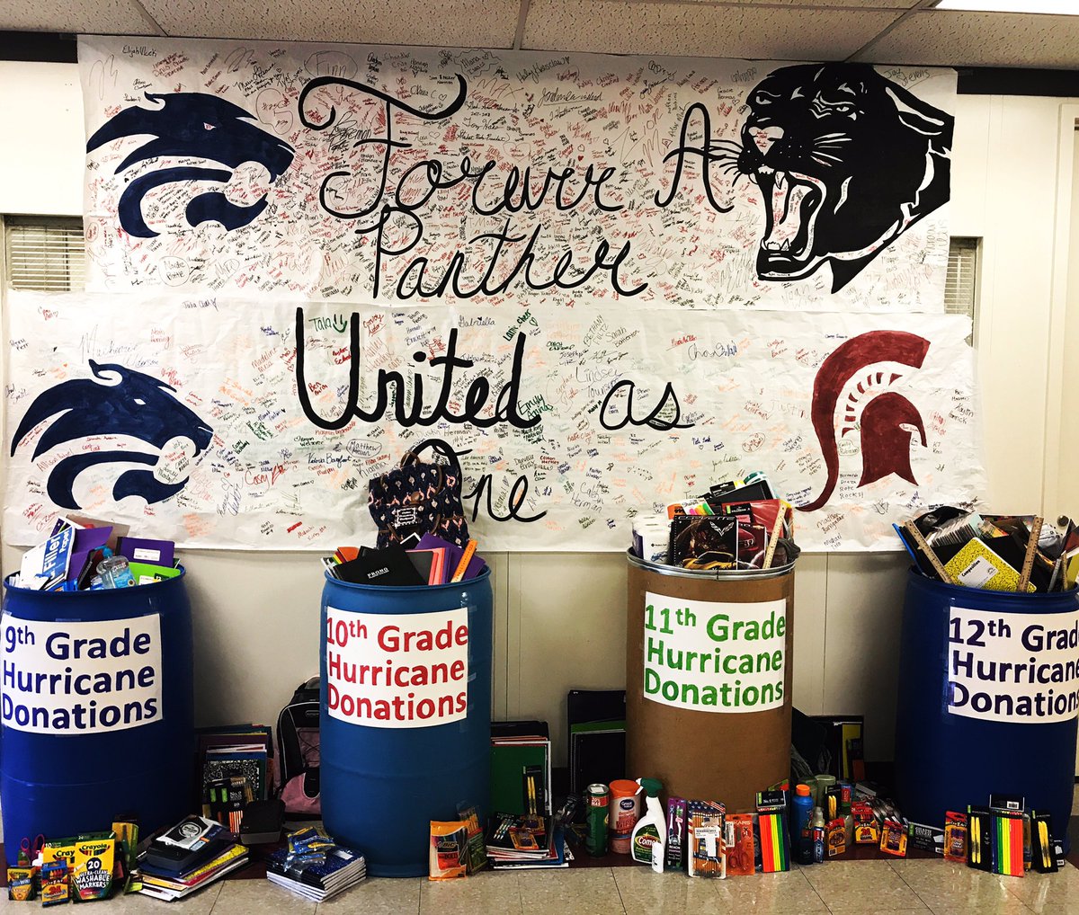 Our school supply drive for CE King in TX will end on Friday! Let's continue to give!  #spartansgivingback #spartanstrong #spartandriven