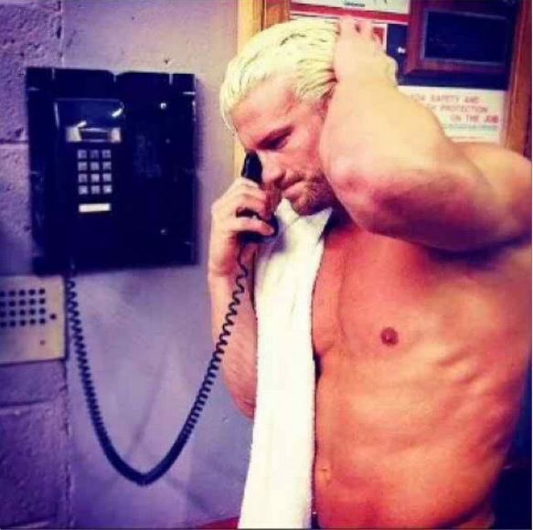 RAABELA's tweet photo. Behind the scenes glimpse of @HEELZiggler doing what he does best lately 🙄 #PhoneItIn #WheresTheShowOff #WeWantDolph #SDLive https://t.co/MSB1cR30xx