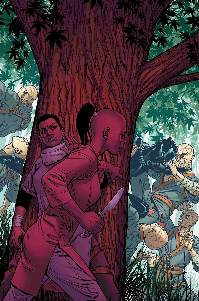 MILKYCOMICS's tweet photo. BLACK PANTHER #18 | In Shops: Sep 27, 2017 T'Challa finds himself in an uneasy alliance with Ayo and Aneka #BlackPanther #marvelcomics https://t.co/LrSeMiOJj2