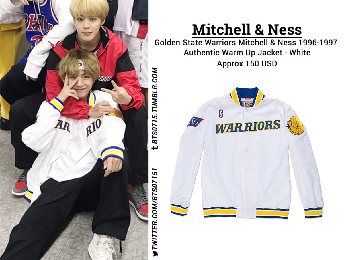 golden state warriors white warm up jacket