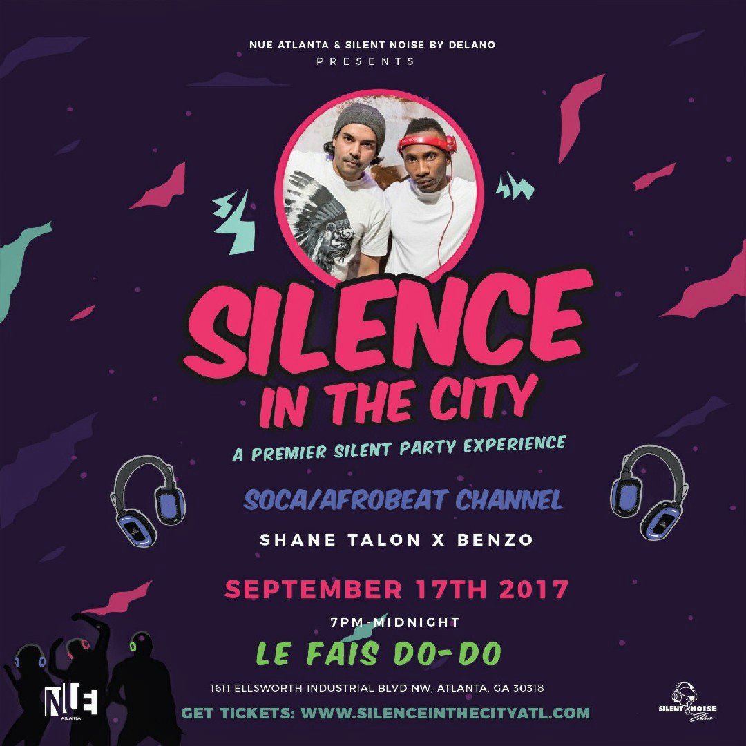 #SILENCEINTHECITY #ATL #SOCA #AFROBEATS #NUTSXBASE