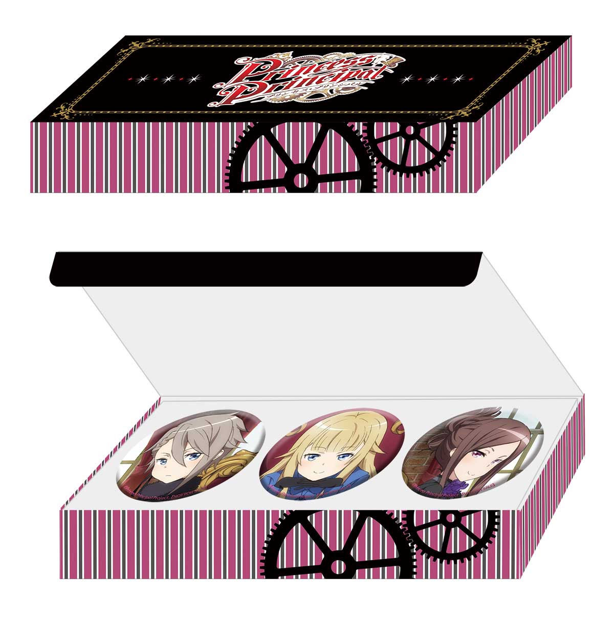 プリンセス・プリンシパル アニメイト 全巻購入特典 缶バッジ