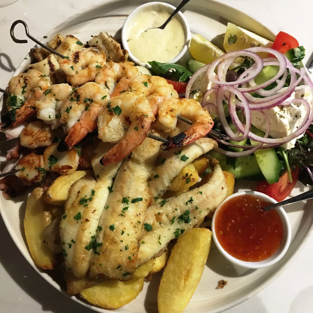 Go Fish! - Our review of Louca's Seafood Restaurant is posted and you've got to go!  - ow.ly/EyVj30f6YdL - #Adelaide #Food #Seafood