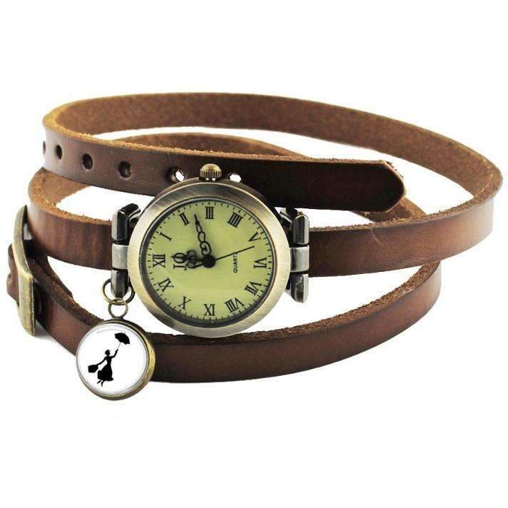 Wellreadstoreau's tweet photo. Mary Poppins watch wrap bracelet antique brown leather 
➤ https://t.co/SEvQY3b55b https://t.co/FEk5ZSzZhz