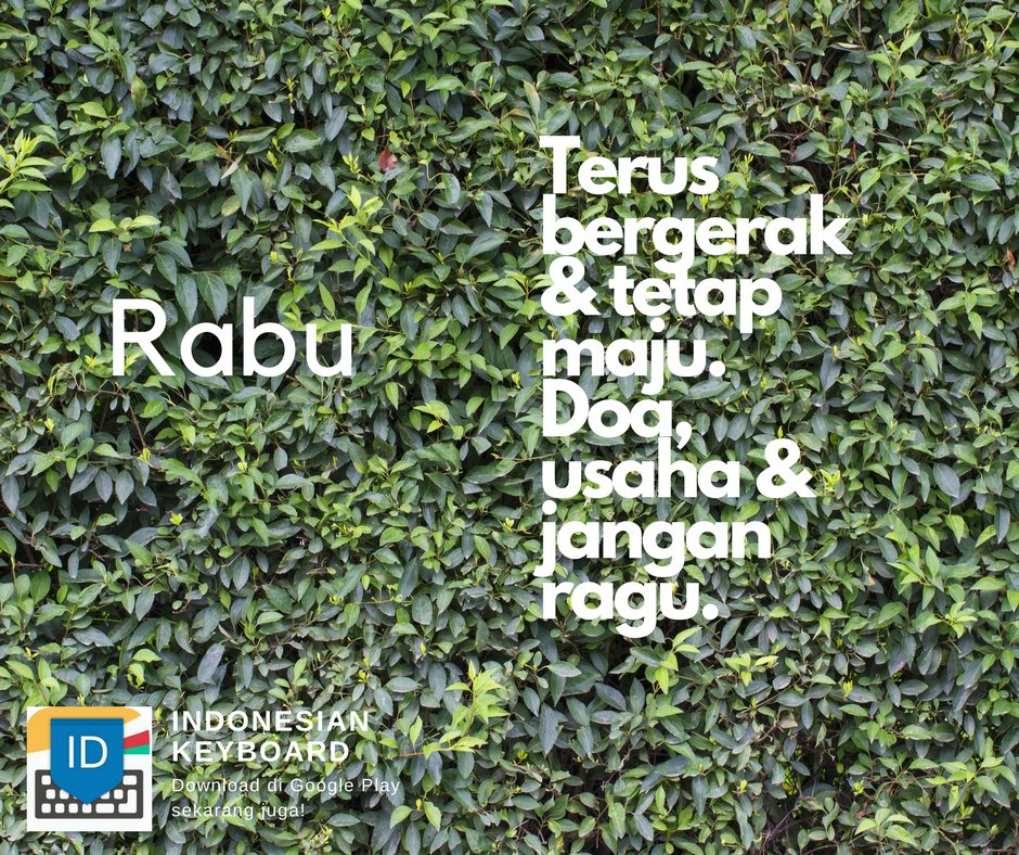 idkeyboard's tweet photo. Selamat menempuh hidup Rabu! 🦏 https://t.co/VgyhZ8HI4d