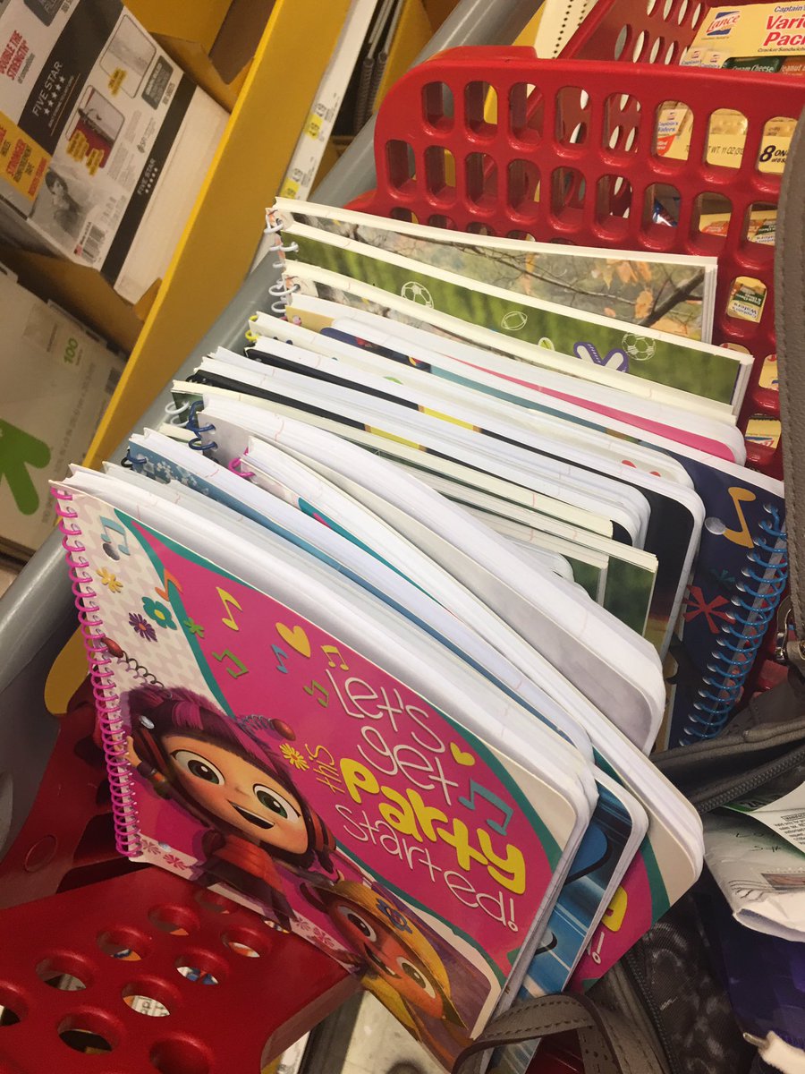 QsQueenFe's tweet image. $.25 plus Target Red card #cheapnotebooks #target #targetredcard #couponfamily